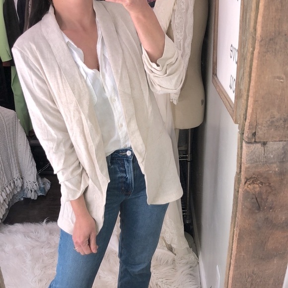 Entro jacket linen blend size medium - Picture 1 of 7